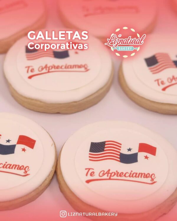 Galletas corporativas, galletas,Galletas personalizadas,galletas decoradas, galleta con oblea de azúcar, bolsita individual,